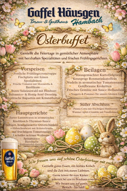 Gaffel Häusgen bei Nacht